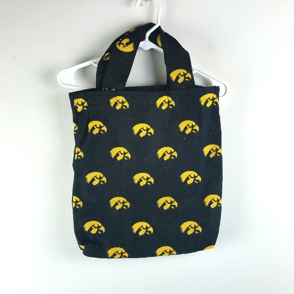 Handbags - Iowa Hawkeyes Tote Bag Purse Market Black Gold